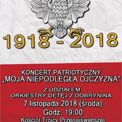 Zaproszenie na koncert patriotyczny