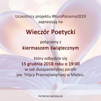 ZAPROSZENIE NA WIECZÓR POETYCKI