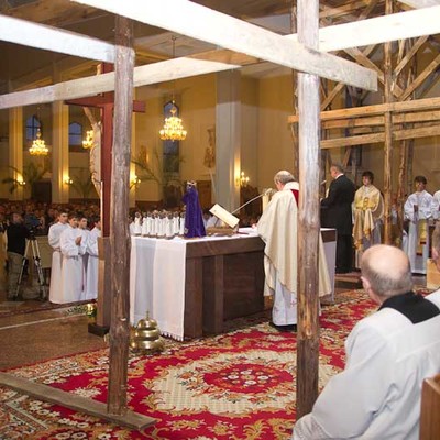 Poświęcenie kaplicy Pana Jezusa Nazareńskiego